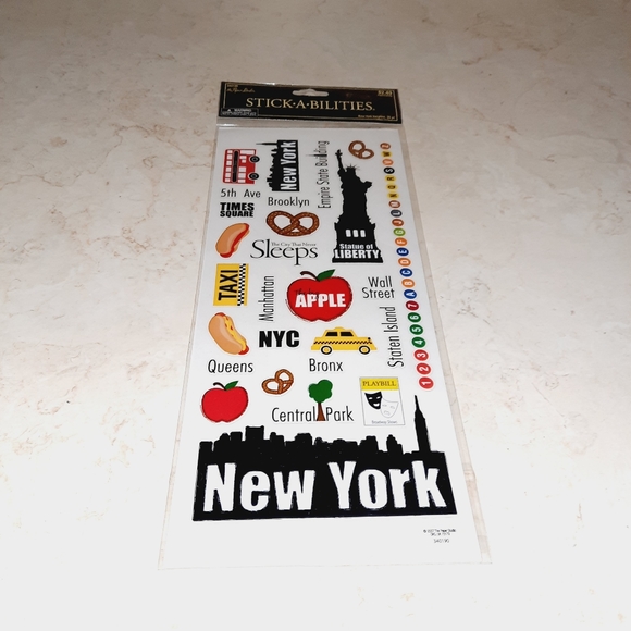 Stickabilities NEW YORK CITY Stickers - Picture 1 of 10